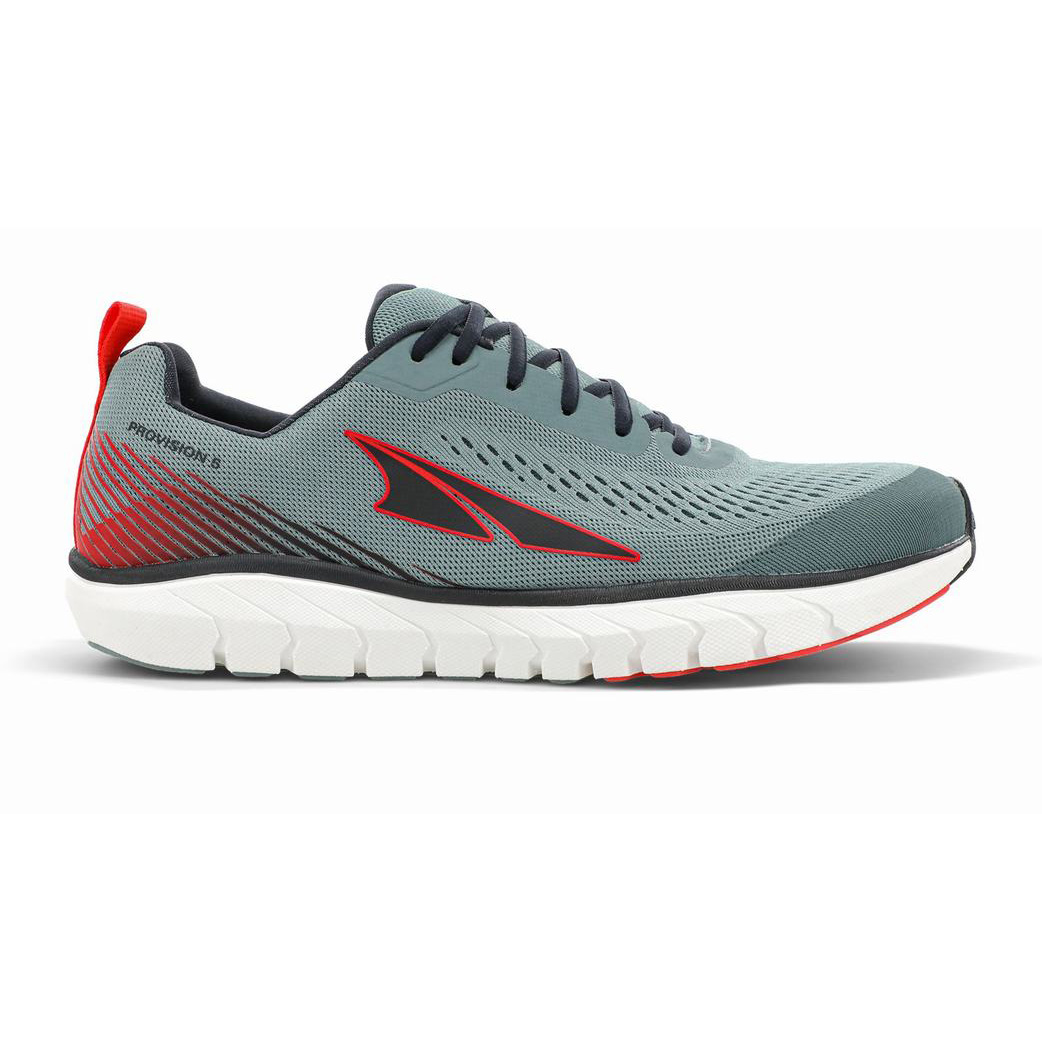 Altra Laufschuhe Herren - Provision 5 - HellGrau/Rot 238DQYNCL